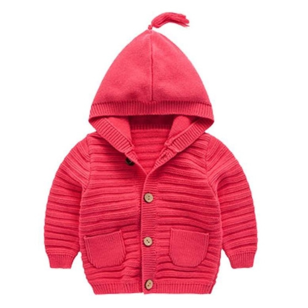 Unisex hoodie with wooden buttons 100% cotton
